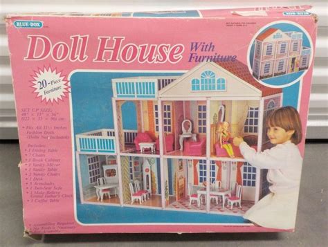 blue box dolls|vintage blue box toy sets.